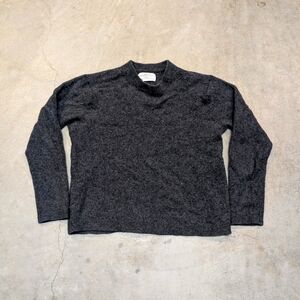 REI Co-op 100% Wool Mountain Sweater Women's M Gray Long Sleeve